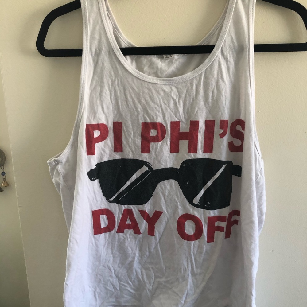 Pi Beta Phi White Tank Top